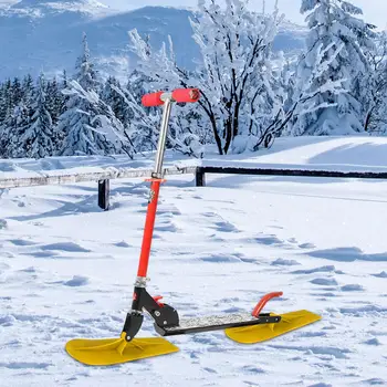 2x Снежный скутер Лыжные сани Лыжная доска для катания на санях для спорта на открытом воздухе Сноуборд
