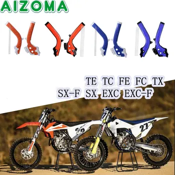 Защитная Крышка Рамы MX Enduro для Мотокросса TE FE TC FC TX SX SXF EXC EXC-F 125 250 300 350 450 500 Dirt Bike