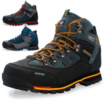 Мужские водонепроницаемые походные ботинки 2023 года, новая походная обувь для путешествий, высококачественные рыболовные ботинки, мужская спортивная обувь больших размеров, Размер 39-47